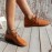Women's Solid Color Shoes, Lace Up Lightweight Flat Non-slip Shoes, Versatile Comfy & Trendy Shoes