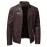 Men's PU Leather Biker Jacket For Fall Winter