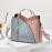 Color Block Satchel Bag, Trendy Tassel Decor Crossbody Bag, Women's Top Ring Purse (9.1*7.5*4.5) Inch