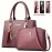 2Pcs Solid Color Handbag Set, Fashion Tassel Decor Tote Bag, Women's Simple Crossbody Bag
