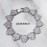 1pc Fashion Full Rhinestone Love Chain, Golden/silvery Bracelet, Street Hip Hop Style Men Women's Fashion Jewelry, Couple Bracelet