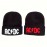 Letter Embroidery Graphic Beanie Unisex Solid Color Couple Beanies Elastic Skull Cap Winter Warm Ski Hats For Women & Men