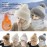 Solid Color Fleece Ski Mask Winter Warm hat Thick Beanie With Pom Classic Coldproof Hood Scarf Neck Gaiter Outdoor Cycling Balaclava For Women