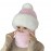Solid Color Fleece Ski Mask Winter Warm hat Thick Beanie With Pom Classic Coldproof Hood Scarf Neck Gaiter Outdoor Cycling Balaclava For Women