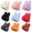 Candy Color Cat Beanie With Ears Lightweight Elastic Skull Cap Trendy Elastic Beanies Warm Knit Hats For Women Autumn & Winter