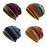 Tid Dye Striped Slouchy Beanie Trendy Graphic Color Coldproof Skull Cap Lightweight Elastic Beanies Unisex Chemo Cap For Women Men