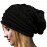 Oversized Slouchy Beanie Solid Color Winter Knit Hat Elastic Skull Cap Striped Knitted Warm Ski Hats Beanies For Women Outdoor