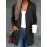 Plus Size basic Cardigan, Women's Plus Solid Long Sleeve Open Front Cardigan With Pockets