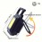 Mini COB Keychain Work Light 500 Lumens Bright LED Flashlight 4 Light Modes Work Light Portable Rechargeable Light With Magnet Adjustable Bracket Caps Clips Bottle Opener Fishing Camping