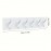 1pc Clear Acrylic Storage Rack With 6 Hooks, Waterproof Adhesive Hooks, Nailless Wall Hanging Hooks, Bathroom Towel Hooks, Household Storage Organizer For Kitchen, Bedroom, Bathroom, Office, Desk