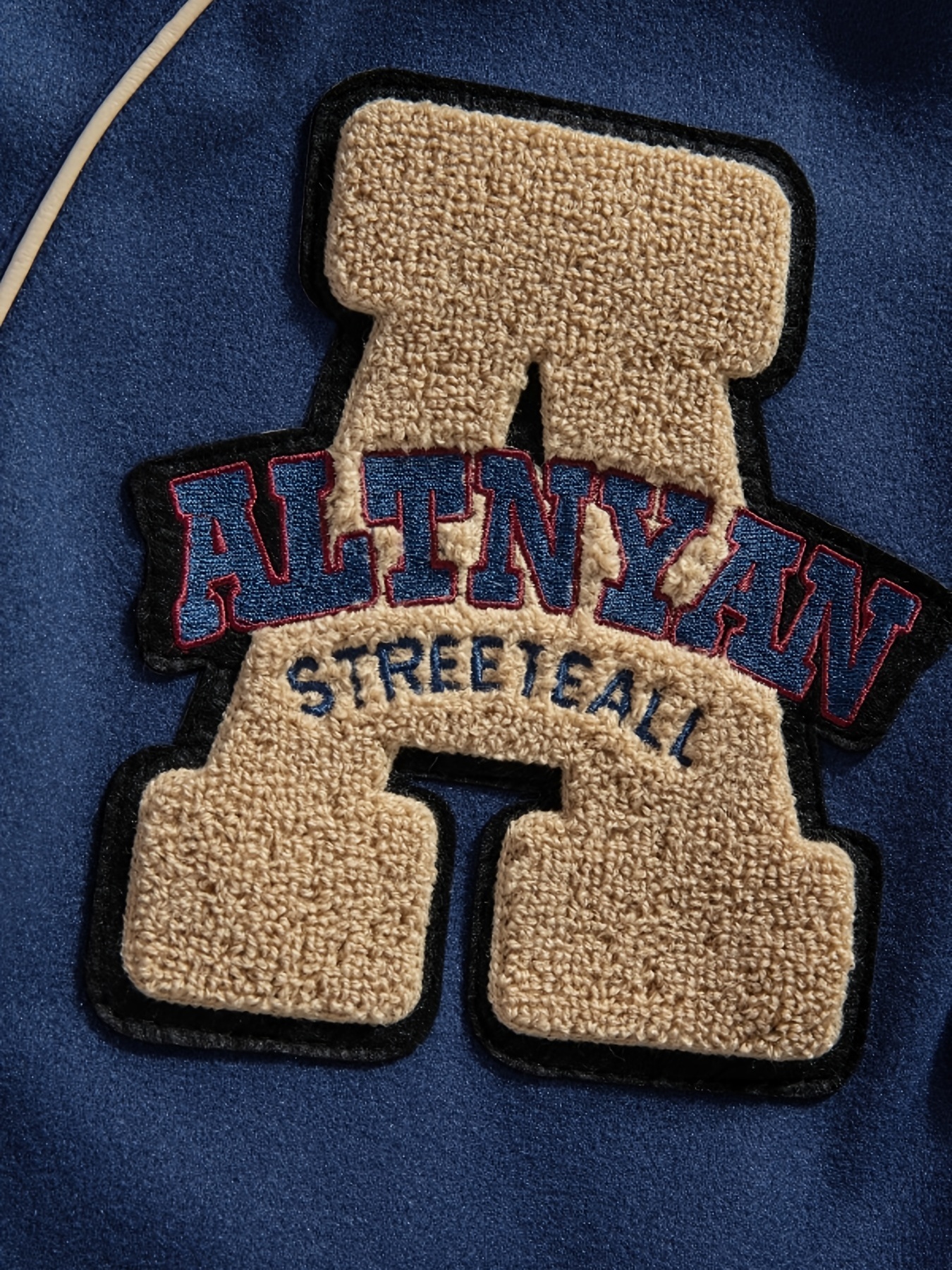 loose oversize vintage baseball jacket with embroidered letters print for men loose oversize jacket gifts best sellers details 17